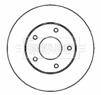 BORG & BECK Тормозной диск BBD4327